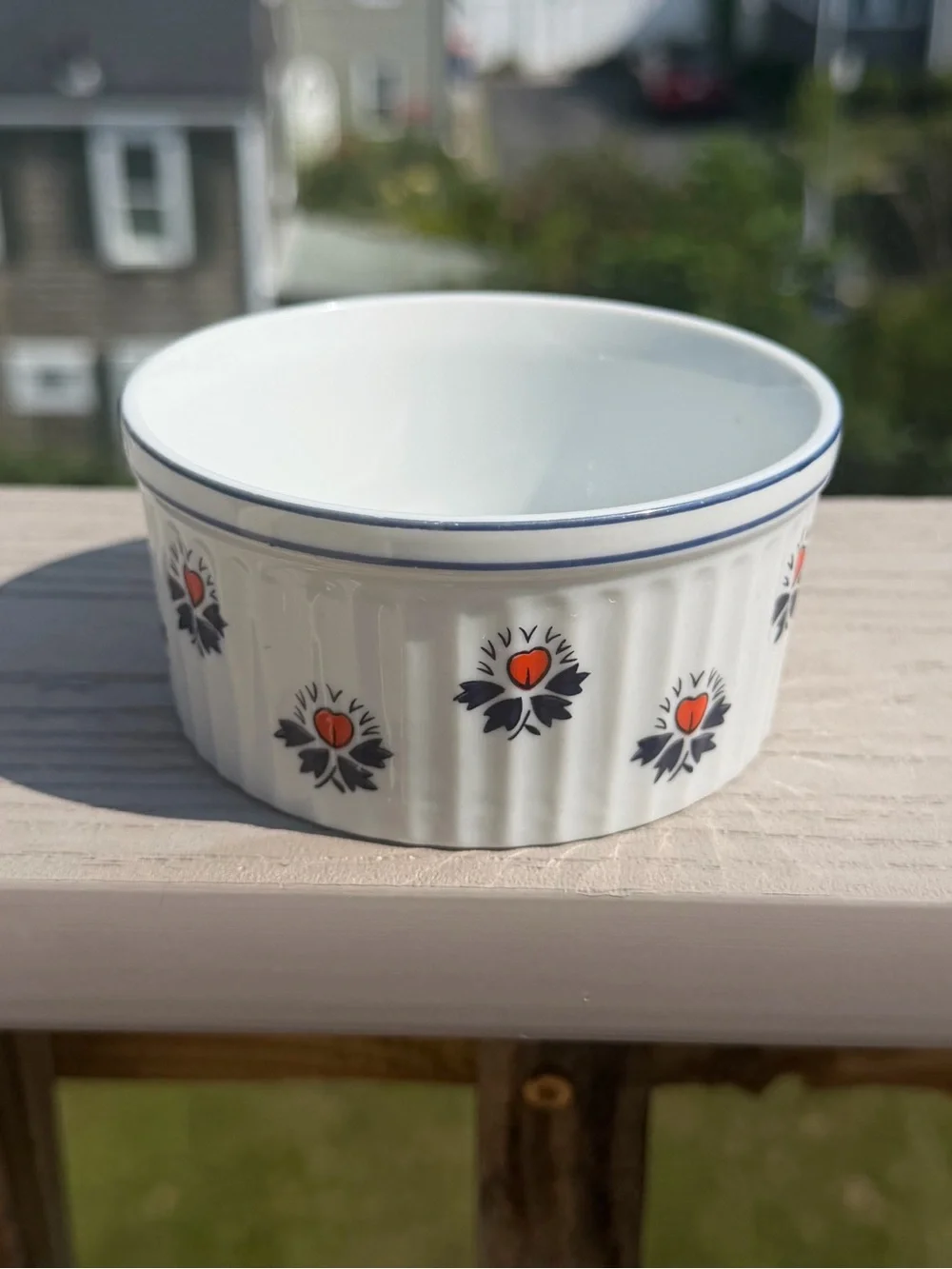 Schmid Design Folio Brasserie Line Souleiado Print Mini Casserole Dish, Vintage